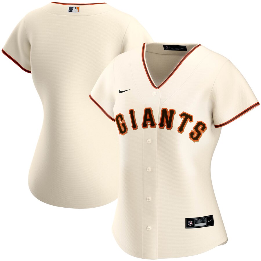 San Francisco Giants Nike Women's Home 2020 MLB Team Jersey Cream